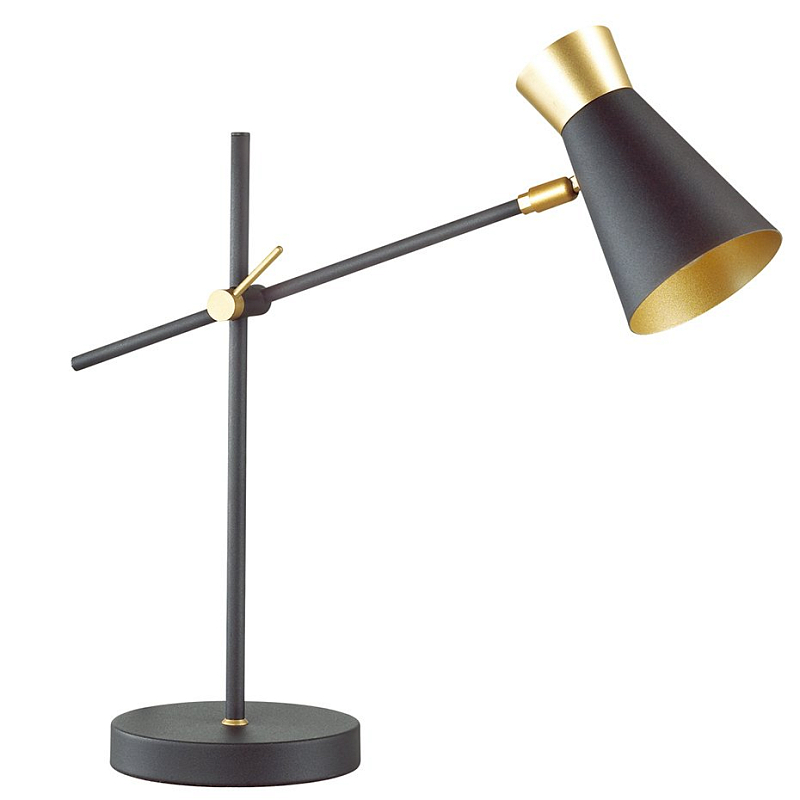 Настольная лампа Gold Secret Table Lamp Черный Золотой Настольная лампа Gold Secret Table Lamp Черный Золотой в Костроме | Loft Concept