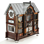 Декоративная антикварная клетка Wise Raven варинант исполнения - 2 | Loft Concept в Костроме