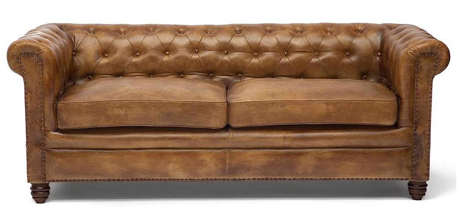 Диван кожаный Buffalo Leather Sofa Triple Диван кожаный Buffalo Leather Sofa Triple - Loft-Concept в Костроме