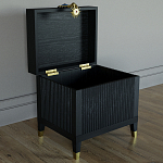 Сундук Eye Elsa Dreams Black варинант исполнения - 2 | Loft Concept в Костроме