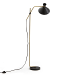 Торшер с поворотным плафоном Davy Brass Floor Lamp варинант исполнения - 3 | Loft Concept в Костроме