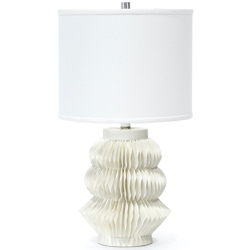 Настольная лампа White Bionic Petals Lane Table Lamp Белый в Костроме | Loft Concept 