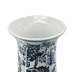 Ваза с классическим узором шинуазри синего цвета Blue & White Ornament  варинант исполнения - 2 | Loft Concept в Костроме