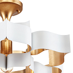 Люстра фигурная в сочетании белого и золотого цвета Shapes Inspired by Nature варинант исполнения - 1 | Loft Concept в Костроме