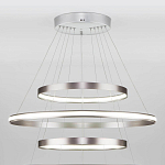 Люстра Light Ring Vertical Silver 5 колец серебро варинант исполнения - 4 | Loft Concept в Костроме