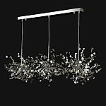 Люстра подвесная из трех частей с металлическими круглыми элементами Terzani Argent варинант исполнения - 8 | Loft Concept в Костроме