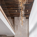 Люстра большая с прозрачными подвесками в форме капель Droplet Chandelier варинант исполнения - 2 | Loft Concept в Костроме