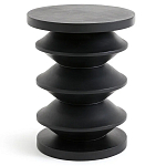 Фигурный приставной столик черного цвета AMORPHOUS варинант исполнения - 1 | Loft Concept в Костроме