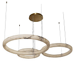 Люстра с 3-мя кольцами из натурального камня Minerals of Light варинант исполнения - 5 | Loft Concept в Костроме