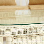 Комплект уличной мебели из ротанга Clara белый варинант исполнения - 11 | Loft Concept в Костроме