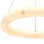 Люстра круглая с цельным каменным корпусом Unbreakable Stone варинант исполнения - 7 | Loft Concept в Костроме