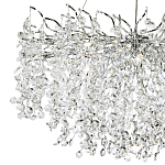 Люстра с хрустальными подвесками на металлических ветках Fairytree Light Silver Chandelier 18 варинант исполнения - 3 | Loft Concept в Костроме