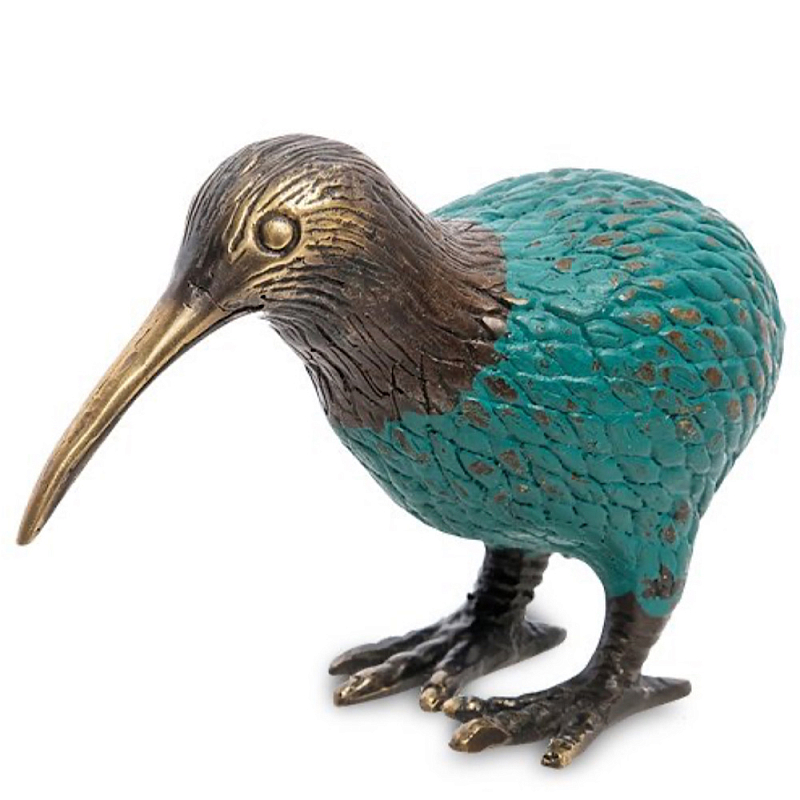 Статуэтка из бронзы в виде птицы Animals Bronze Бронзовый Зеленый в Костроме | Loft Concept 