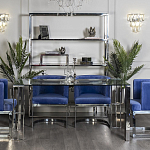 Стол обеденный металлический Weightlessness варинант исполнения - 4 | Loft Concept в Костроме