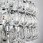 Люстра с хрустальными подвесками в виде капель Antoine Crystal Drops Chrome Chandelier 16 варинант исполнения - 3 | Loft Concept в Костроме