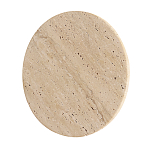 Бра с круглым плафоном из травертина Shaw Marble Lighting варинант исполнения - 4 | Loft Concept в Костроме