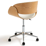 Вращающееся офисное кресло на колёсах Delwyn Chair White варинант исполнения - 3 | Loft Concept в Костроме