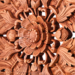 Панно из дерева квадратное Novala Panel With Trees варинант исполнения - 2 | Loft Concept в Костроме