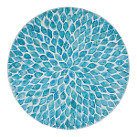 Столик с инкрустацией с перламутровым узором Flower Blue варинант исполнения - 2 | Loft Concept в Костроме