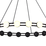 Люстра кольцевая с круглыми светодиодными источниками света Maxine Light варинант исполнения - 5 | Loft Concept в Костроме