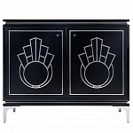 Черный комод в стиле арт-деко Luciano варинант исполнения - 1 | Loft Concept в Костроме