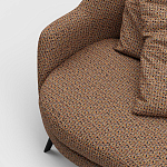 Мебельная ткань Шенилл терракотовый цвет 142 см T4-58 варинант исполнения - 4 | Loft Concept в Костроме