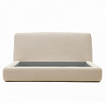 Кровать со съемным бежевым чехлом из ткани букле White Boucle Collection варинант исполнения - 3 | Loft Concept в Костроме