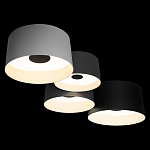 Потолочный светильник с 4-мя цилиндрическими абажурами белого серого и черного цвета Urban Dome варинант исполнения - 4 | Loft Concept в Костроме