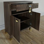 Комод Elsa Dreams Walnut Двухстворчатый  варинант исполнения - 1 | Loft Concept в Костроме