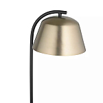 Торшер на изогнутом основании в сочетании черного и золотистого цвета Stable Base варинант исполнения - 2 | Loft Concept в Костроме