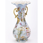 Ваза фарфоровая с попугаями Gaya варинант исполнения - 5 | Loft Concept в Костроме