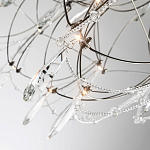 Люстра с каркасом из тонких металлических нитей и хрустальными подвесками Crystal Metal Threads Chandelier 100 варинант исполнения - 2 | Loft Concept в Костроме