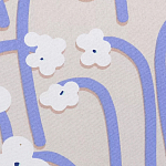 Подушка декоративная с цветочным принтом Blossom Essence Lily варинант исполнения - 3 | Loft Concept в Костроме