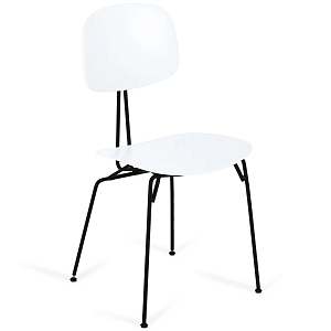 Стул на металлических ножках Travis Chair White