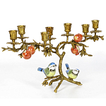 Бронзовый подсвечник на 7 свечей Eden Garden варинант исполнения - 2 | Loft Concept в Костроме