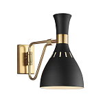 Бра с плафоном в форме песочных часов с узкими перфорированными отверстиями Feiss варинант исполнения - 1 | Loft Concept в Костроме