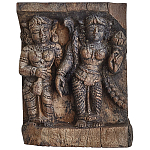 Антикварные объёмные панно из тика Antique Indian Panels варинант исполнения - 2 | Loft Concept в Костроме