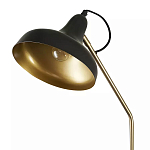 Торшер с плафоном в форме купола в сочетании черного и золотистого цвета Minimalist Execution варинант исполнения - 1 | Loft Concept в Костроме