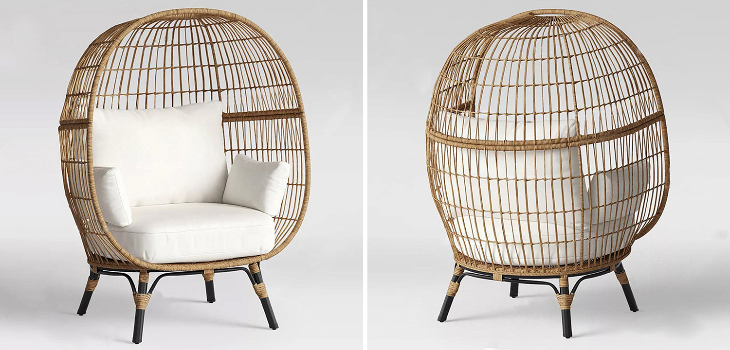Плетеное кресло Myah Wicker Armchair Плетеное кресло Myah Wicker Armchair - Loft-Concept в Костроме