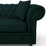 Мебельная ткань Шенилл темно-зеленый цвет 138 см T4-36 варинант исполнения - 8 | Loft Concept в Костроме