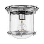 Потолочный светильник для ванных комнат с цилиндрическим стеклянным плафоном и одной лампой Hinkley варинант исполнения - 13 | Loft Concept в Костроме