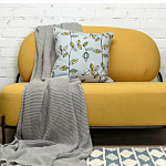 Чехол на подушку с рисунком и вышивкой Aurora Allure Sprout варинант исполнения - 5 | Loft Concept в Костроме