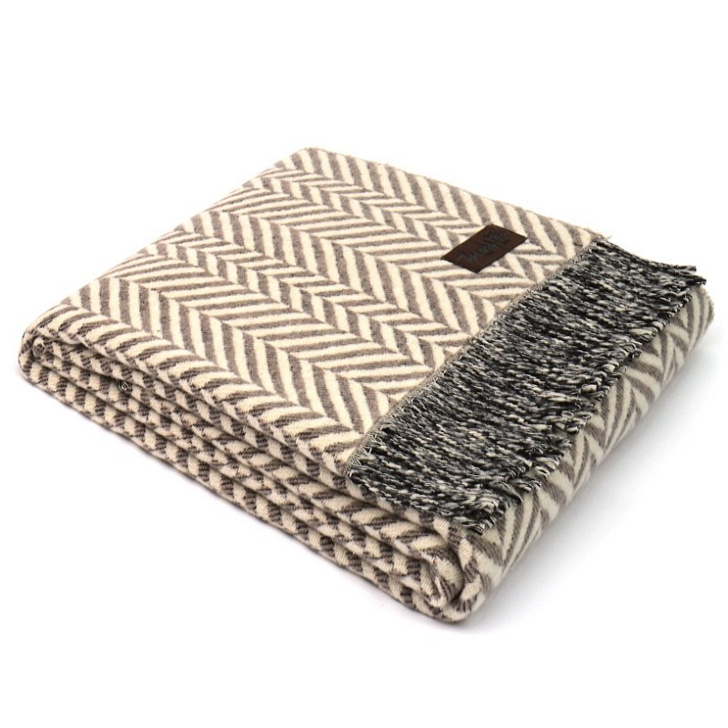 Плед PALLADIO 0001 Marzotto Бежевый в Костроме | Loft Concept 