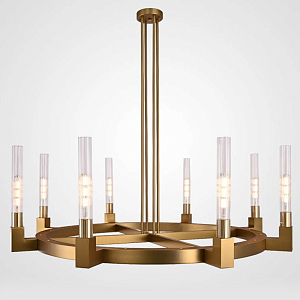 Люстра CANELLE Round Chandelier 8 Modern Brass