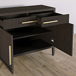 Буфет Primo с двумя ящиками и двумя фасадами шпон орех варинант исполнения - 4 | Loft Concept в Костроме