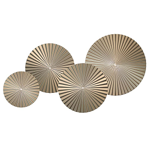 Арт-объект Apollo Champagne Wall Plaque Disc 4