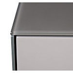 Комод со стеклянной столешницей и с выдвижными ящиками Minimalist Accent варинант исполнения - 5 | Loft Concept в Костроме