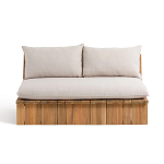 Двухместный диван для сада Acacia варинант исполнения - 2 | Loft Concept в Костроме
