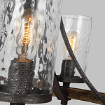 Люстра с цилиндрическим плафонами из толстого волнистого стекла в индустриальном стиле Feiss варинант исполнения - 17 | Loft Concept в Костроме