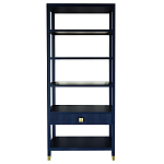 Стеллаж Elsa Dreams Blue со стеклянными полками и ящиком варинант исполнения - 7 | Loft Concept в Костроме